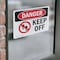 Signmission Keep Off, 14 in W x Rectangle, Vinyl Decal OS-2PACK-DS-D-1014-L-2500 - alternate 5